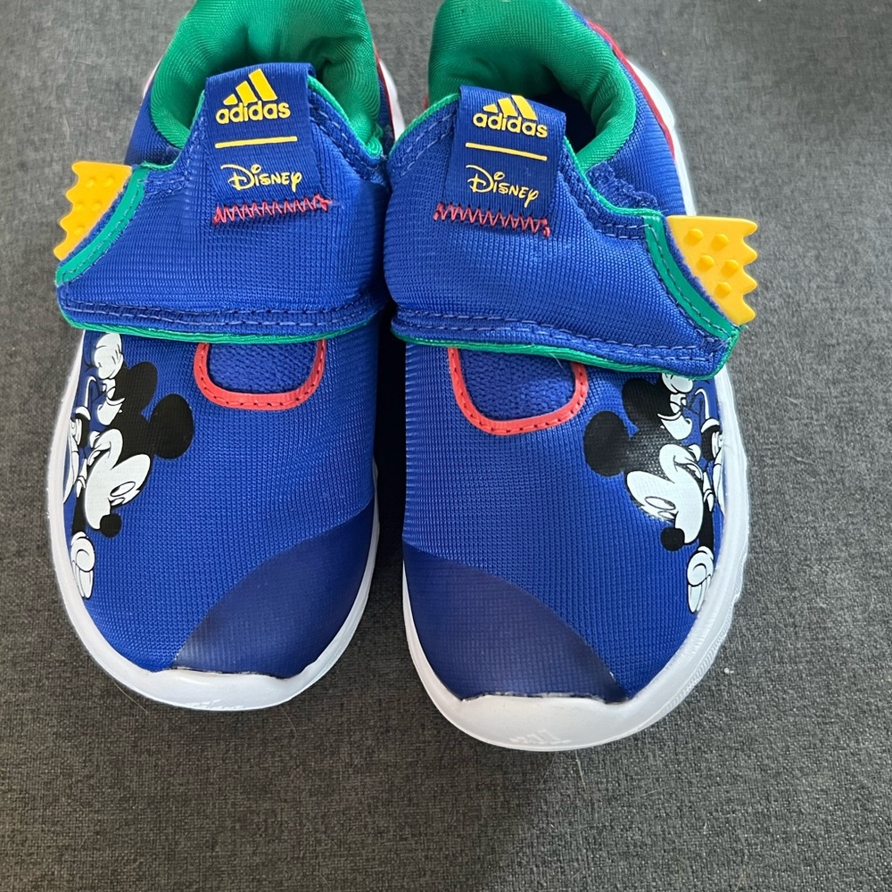 Adidas Kids Blue Mickey Mouse Sneakers - Picture 2 of 2